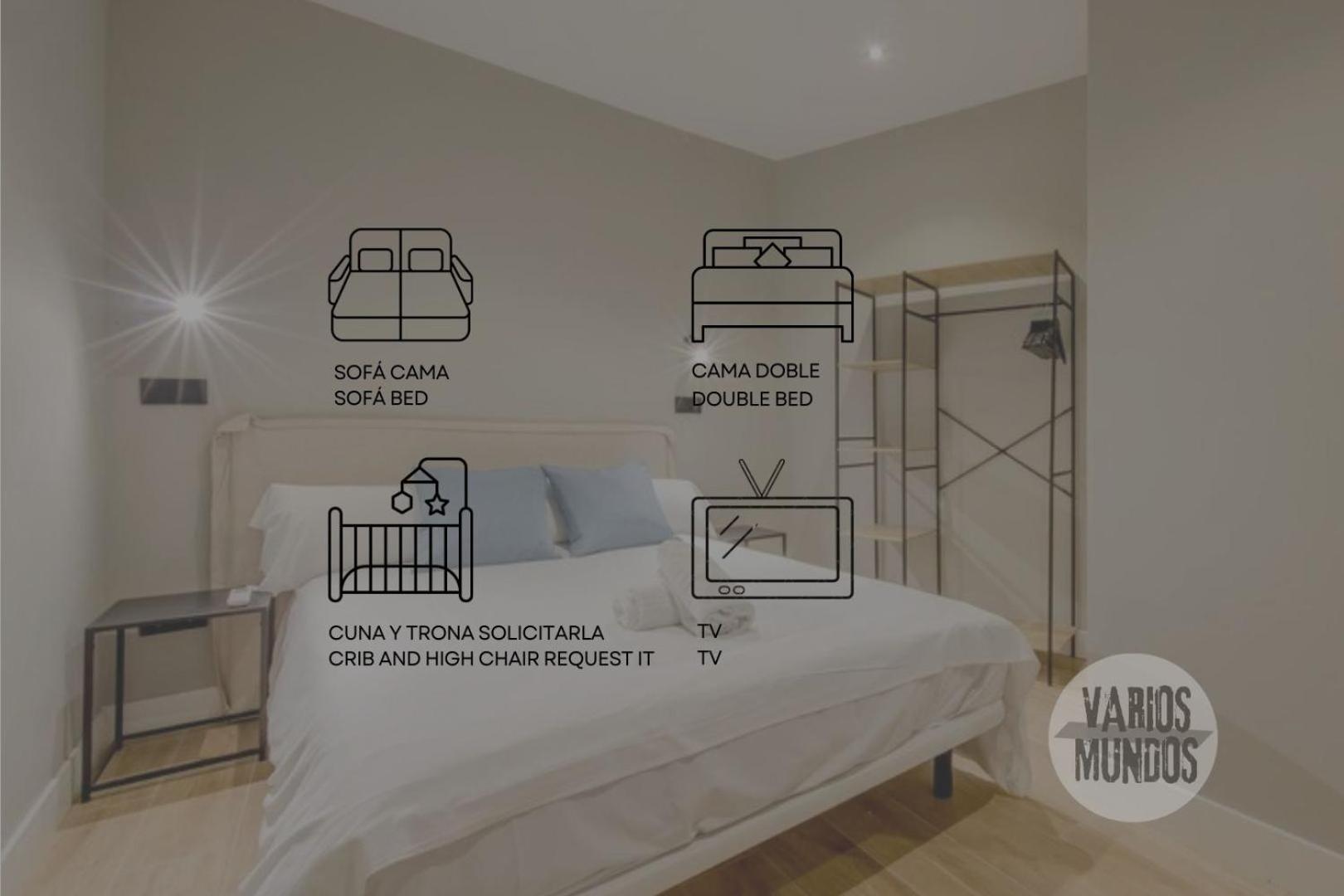 Urban And Central Apt 5Pax En Calle Silva-Gran Via E2 Madrid Extérieur photo