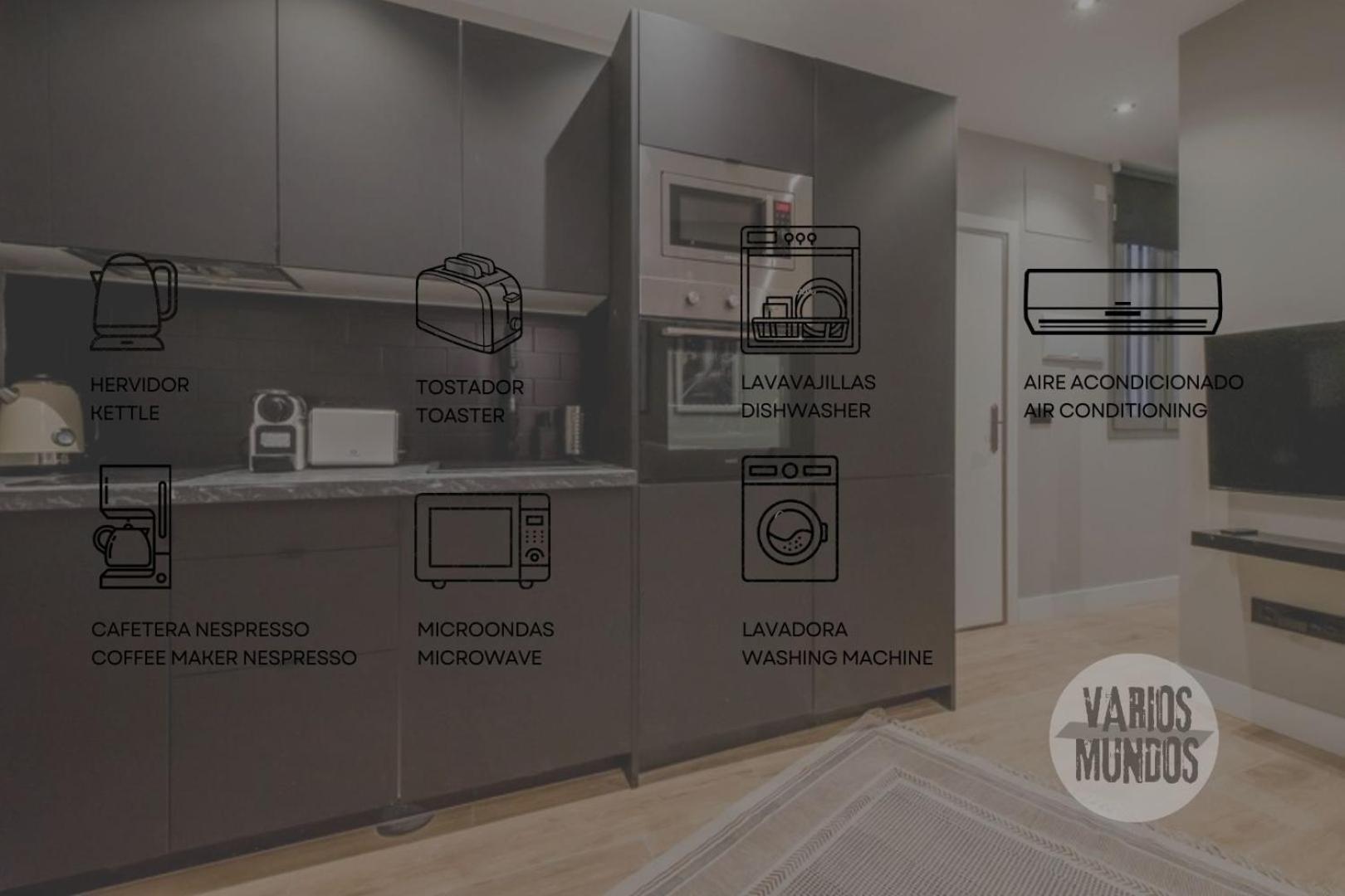 Urban And Central Apt 5Pax En Calle Silva-Gran Via E2 Madrid Extérieur photo